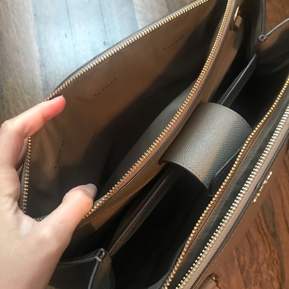 Coach Stanton Carryall Crossgrain Leather Handbag - Picture 11 of 16